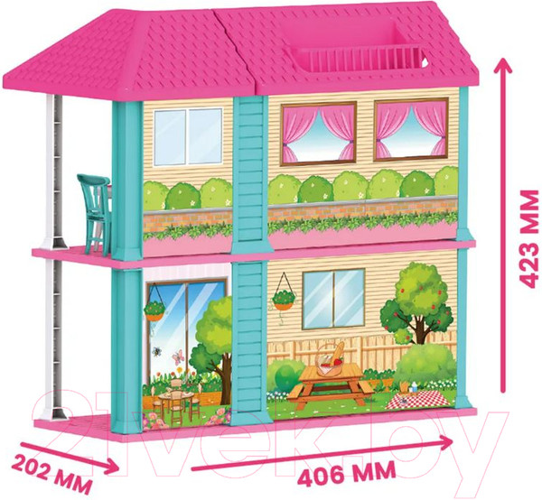 Изображение товара Кукольный домик Dede Mila's Dream 2 Floors / 03757