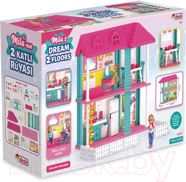 Изображение товара Кукольный домик Dede Mila's Dream 2 Floors / 03757