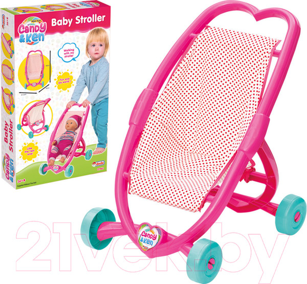 Изображение товара Коляска для куклы Dede Candy Baby Прогулочная / 01960