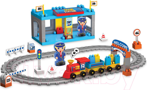 Изображение товара Конструктор Dede Станция ж/д / 03258