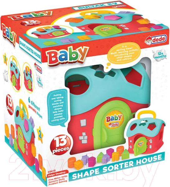 Изображение товара Сортер Dede Логика Сказочный домик / 03418