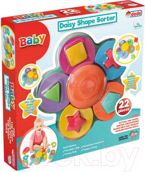 Изображение товара Сортер Dede Логика Цветок / 01930