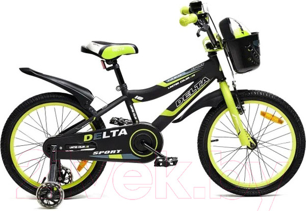 Изображение товара Детский велосипед DeltA Sport 1805 (18, зеленый)