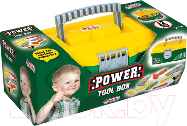 Изображение товара Набор инструментов игрушечный Dede Power Слесарный в чемодане / 03030