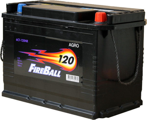 Изображение товара Автомобильный аккумулятор FireBall 6СТ-120 NR Euro R+ 1000A (120 А/ч)