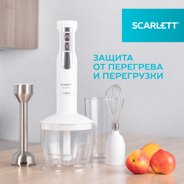 Изображение товара Блендер погружной Scarlett SC-HB42F09 (белый)