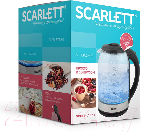 Изображение товара Электрочайник Scarlett SC-EK27G10