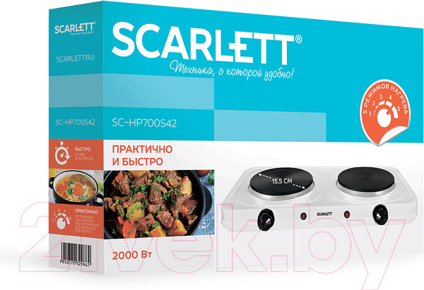 Изображение товара Электрическая настольная плита Scarlett SC-HP700S42