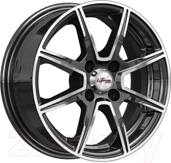 Изображение товара Литой диск iFree Майами лайт 14x5.5" 4x100мм DIA 60.1мм ET 40мм Блэк джек