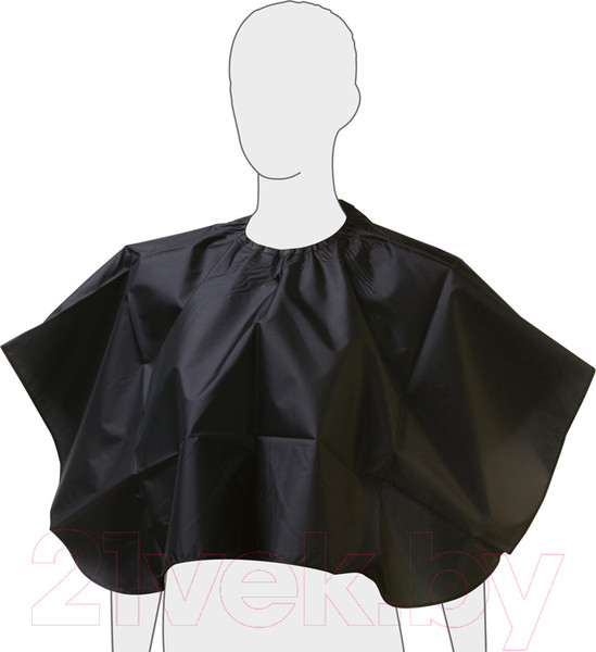 Изображение товара Накидка парикмахерская Dewal CN86105 (черный)