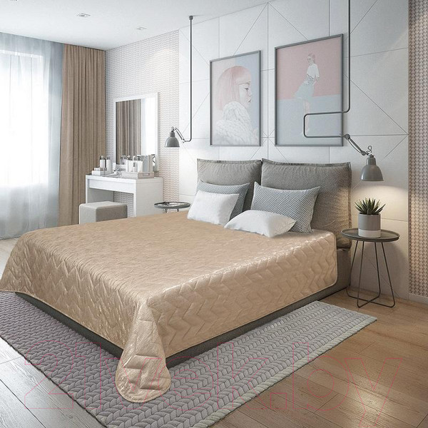 Изображение товара Покрывало Nivasan Модерн 240x240 / P.Md 240-4 (бежевый)