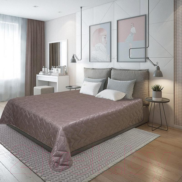 Изображение товара Покрывало Nivasan Модерн 240x240 / P.Md 240-6 (кофейный)