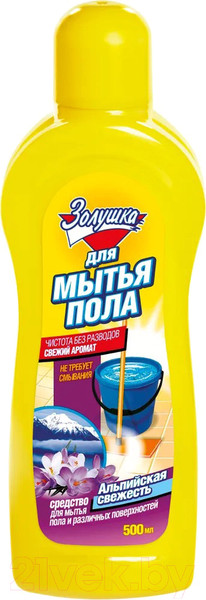 Изображение товара Чистящее средство для пола ЗолушкА Альпийская свежесть (500мл)