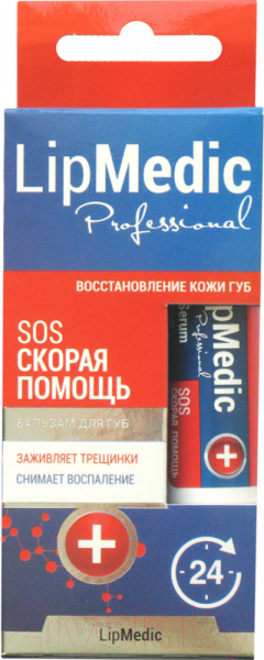 Изображение товара Бальзам для губ Ines Lip Medic SOS Скорая помощь (4.5г)