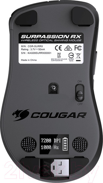 Изображение товара Мышь Cougar Suprassion RX / CGR-SURRX