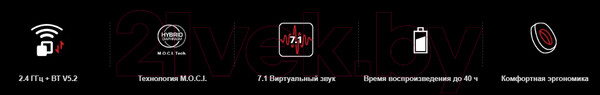 Изображение товара Наушники-гарнитура A4Tech Bloody MR575 (черный)
