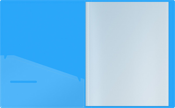 Изображение товара Папка для бумаг Berlingo Neon / DB4_20393 (голубой)