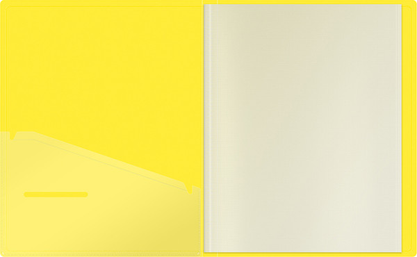 Изображение товара Папка для бумаг Berlingo Neon / DB4_20390 (желтый)