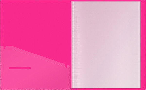 Изображение товара Папка для бумаг Berlingo Neon / DB4_40391 (розовый)