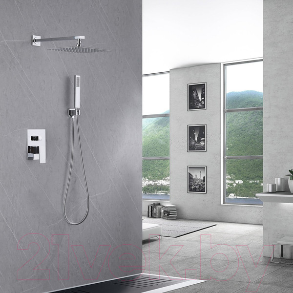 Изображение товара Душевая система со смесителем Abber Daheim AF8219 (хром)