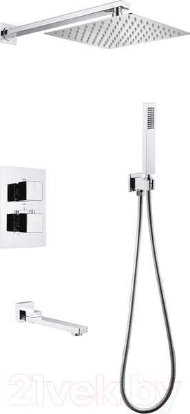 Изображение товара Душевая система со смесителем Abber Daheim AF8250 (хром)