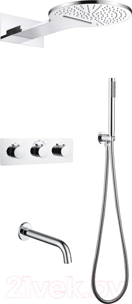 Изображение товара Душевая система со смесителем Abber Wasser Kreis AF8150 (хром)