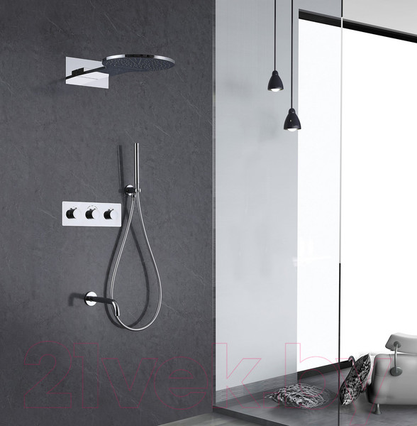 Изображение товара Душевая система со смесителем Abber Wasser Kreis AF8150 (хром)