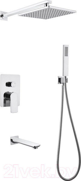Изображение товара Душевая система со смесителем Abber Wasser Insel AF8017 (хром)