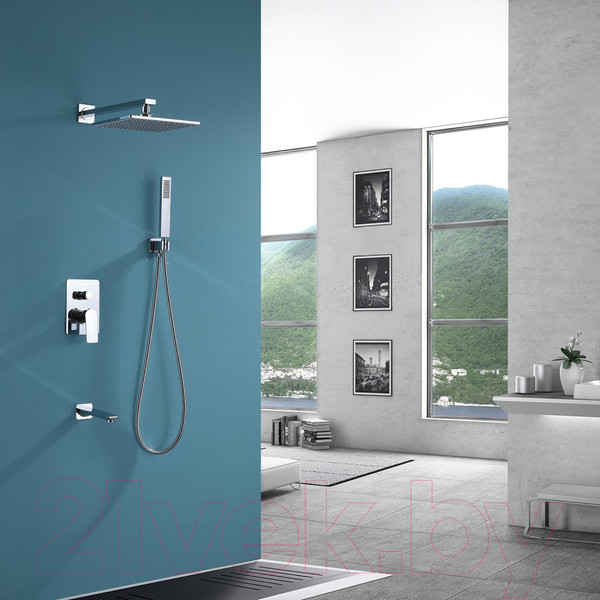 Изображение товара Душевая система со смесителем Abber Wasser Insel AF8017 (хром)