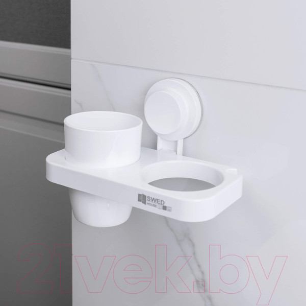 Изображение товара Стакан для зубной щетки и пасты Swed house Wall-Mounted Glass For Toothbrushes R5240
