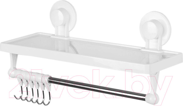 Изображение товара Полка для ванной Swed house Bathroom Shelf With Hooks R5180