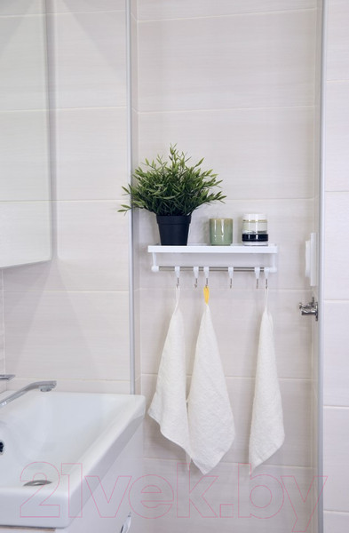 Изображение товара Полка для ванной Swed house Bathroom Shelf With Hooks R5180