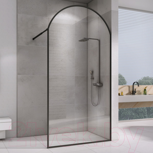 Изображение товара Душевая стенка Abber Immer Offen AG64100BN