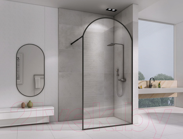 Изображение товара Душевая стенка Abber Immer Offen AG64100BN