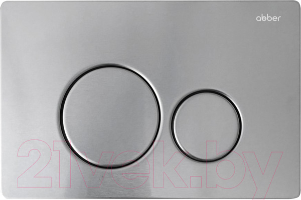 Изображение товара Кнопка для инсталляции Abber AC0121MCH (матовый хром)
