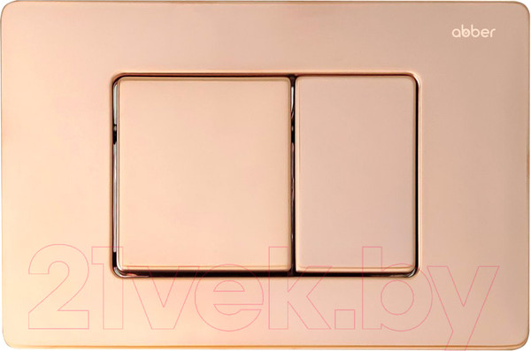 Изображение товара Кнопка для инсталляции Abber AC0120RG (розовое золото)