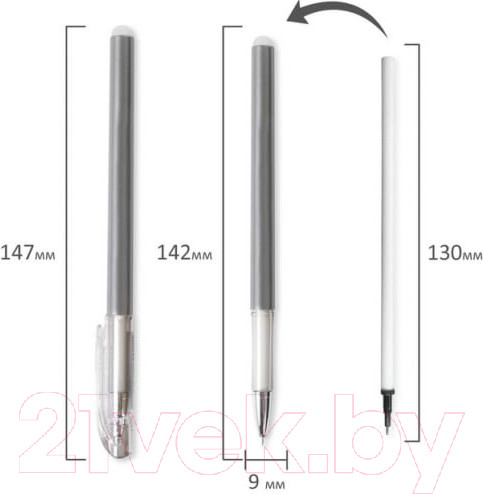 Изображение товара Набор гелевых ручек Staff College / 143667 (4шт)