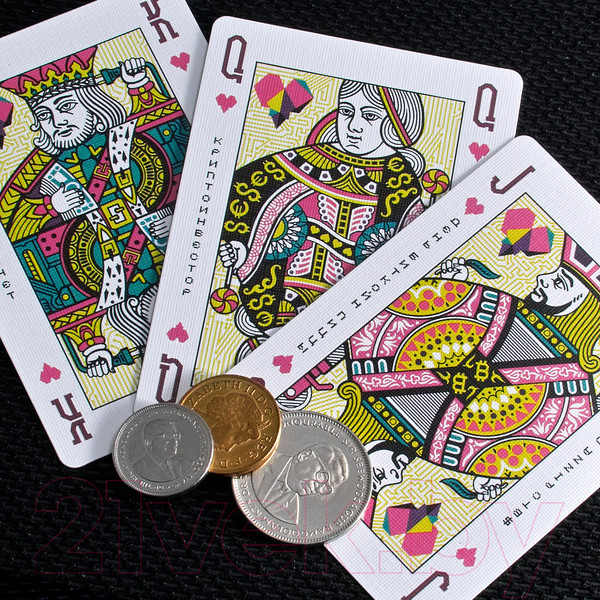 Изображение товара Игральные карты Картбюро Синкевича Крипта / KRIPTA01