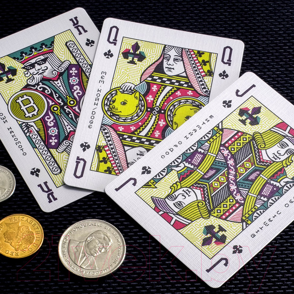 Изображение товара Игральные карты Картбюро Синкевича Крипта / KRIPTA01