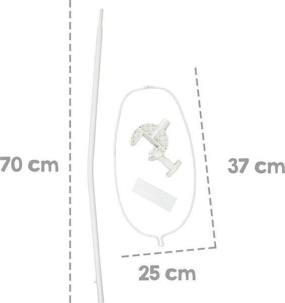 Изображение товара Крепление для балдахина в кроватку Roba 0298 (белый)