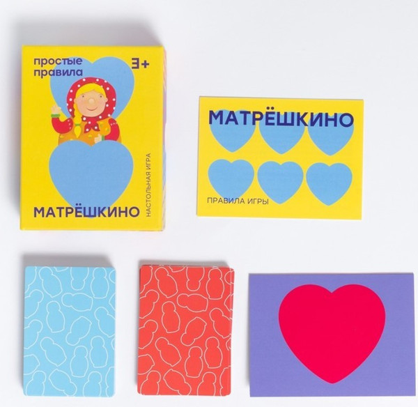Изображение товара Развивающая игра Простые правила Матрешкино / ПП20005