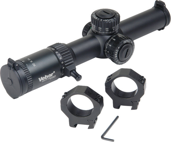 Изображение товара Оптический прицел Veber Загонник Wolf II 1-10x26 GB FD