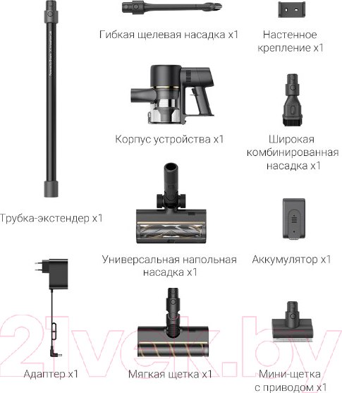 Изображение товара Вертикальный пылесос Dreame Cordless Vacuum Cleaner R10 Pro / VTV41B