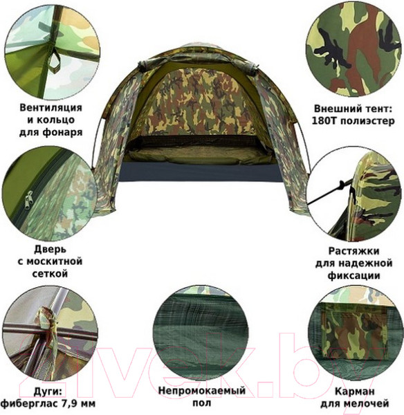 Изображение товара Палатка Green Glade Army 2