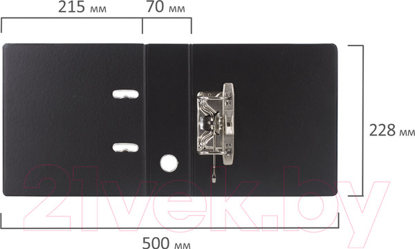Изображение товара Папка-регистратор Brauberg 223188 (черный)