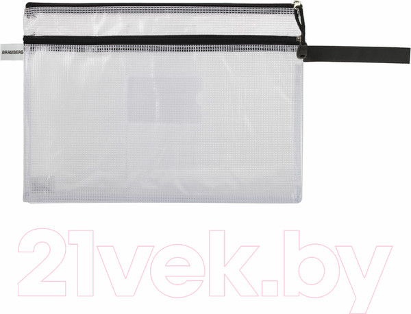 Изображение товара Папка-конверт Brauberg Solid / 223889 (прозрачный)