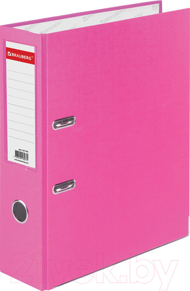 Изображение товара Папка-регистратор Brauberg 227195 (розовый)