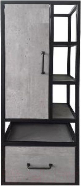 Изображение товара Шкаф-полупенал для ванной Style Line Лофт 45 с ящиком PLUS (подвесной)