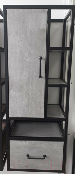 Изображение товара Шкаф-полупенал для ванной Style Line Лофт 45 с ящиком PLUS (подвесной)