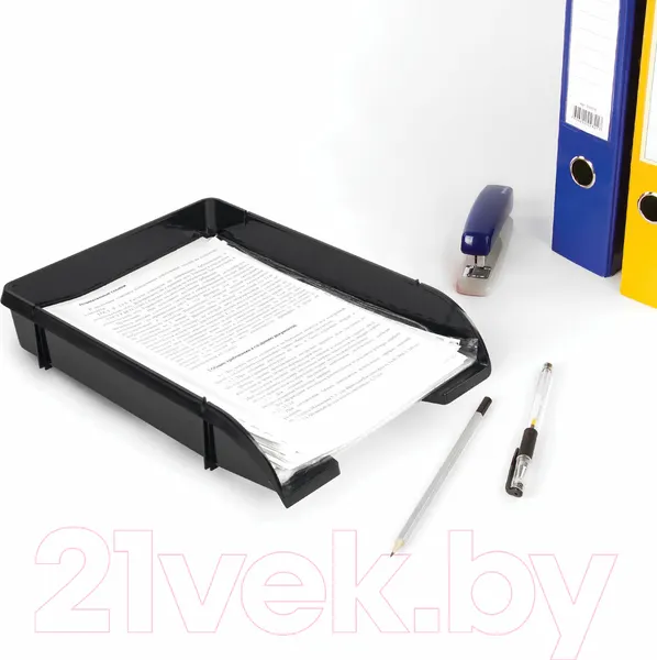 Изображение товара Лоток для бумаг Brauberg Classic / 237285 (черный)